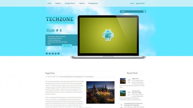 TechZone Wordpress Theme Free Download