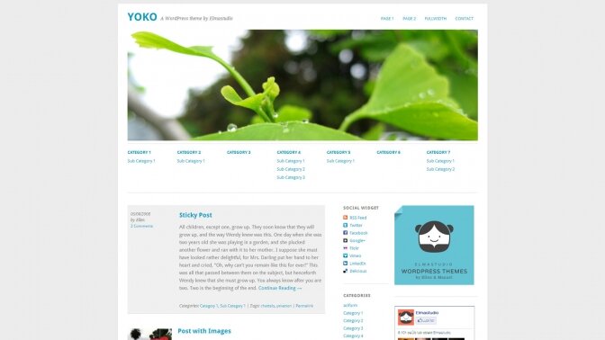 Yoko Responsive Wordpress Free Theme