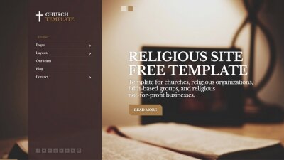 Church Free Responsive Joomla 3.x Template