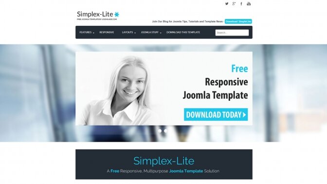 SimplexLite Free Joomla 3 Responsive Template