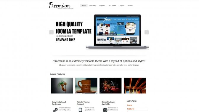 Freemium Free Premium Joomla 2.5 Template