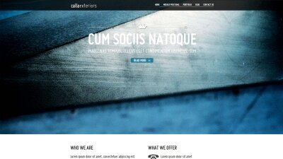 Calla Exteriors Free One Page Joomla Template