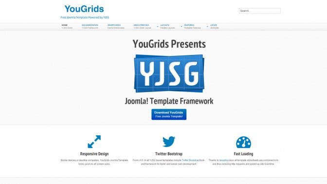 YouGrids Joomla! Template RWD Framework